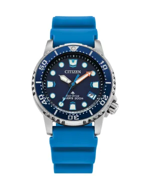 Citizen Promaster Eco-Drive Polyurethane Strap Blue Dial 36mm Watch EO2028- 06L
