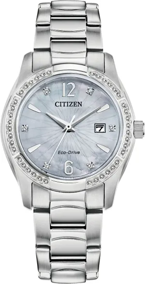 Citizen Silhouette Crystal Eco Drive Ladies Watch