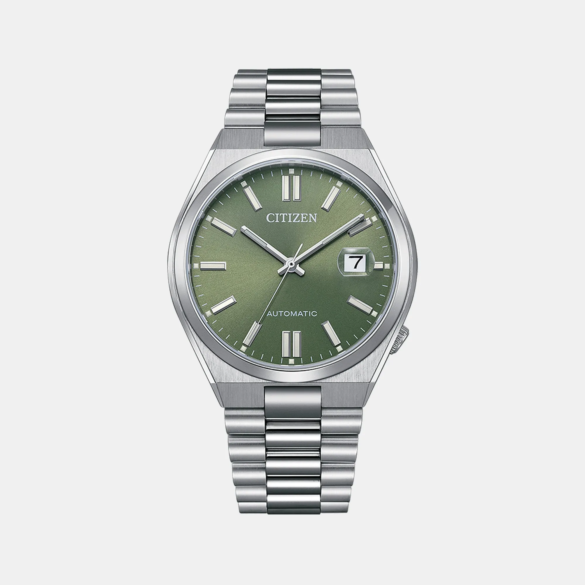 Citizen Tsuyosa Collection Men Automatic Green Dial Analog Stainless Steel Watch NJ0158-89Z