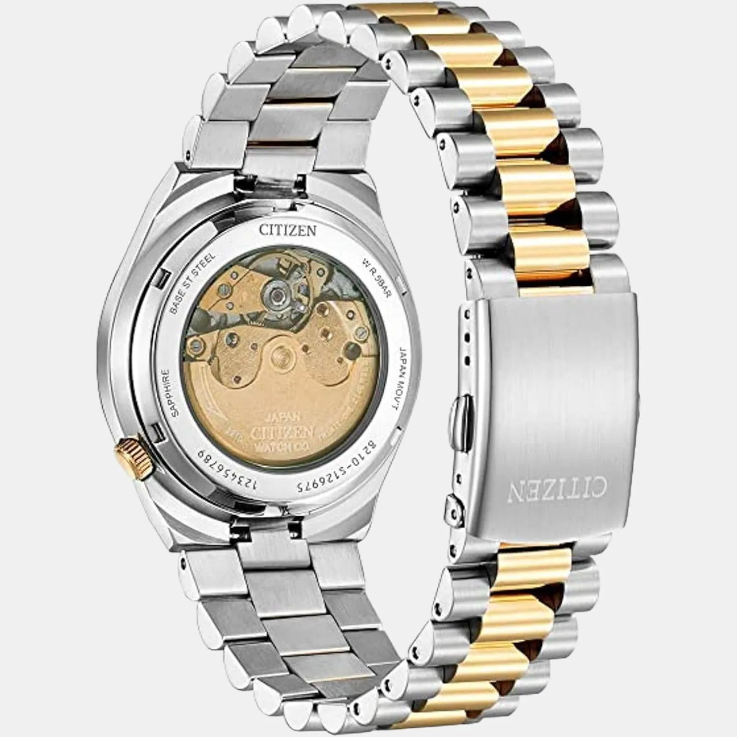 Citizen Tsuyosa Collection Men Automatic Grey Dial Analog Stainless Steel Watch NJ0154-80H