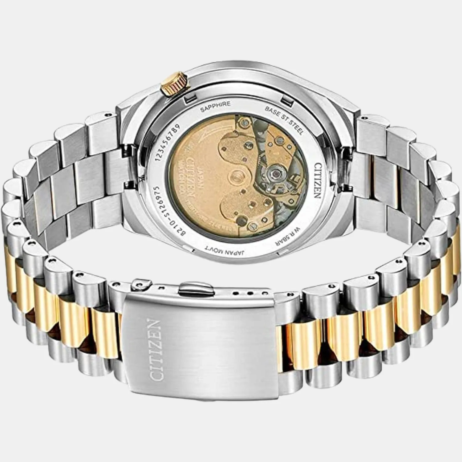 Citizen Tsuyosa Collection Men Automatic Grey Dial Analog Stainless Steel Watch NJ0154-80H