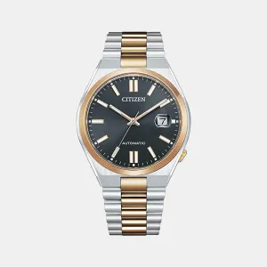 Citizen Tsuyosa Collection Men Automatic Grey Dial Analog Stainless Steel Watch NJ0154-80H