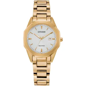 Citizen Women's Eco-Drive Watch - Corso Yellow Gold Bracelet | EW2582-59A