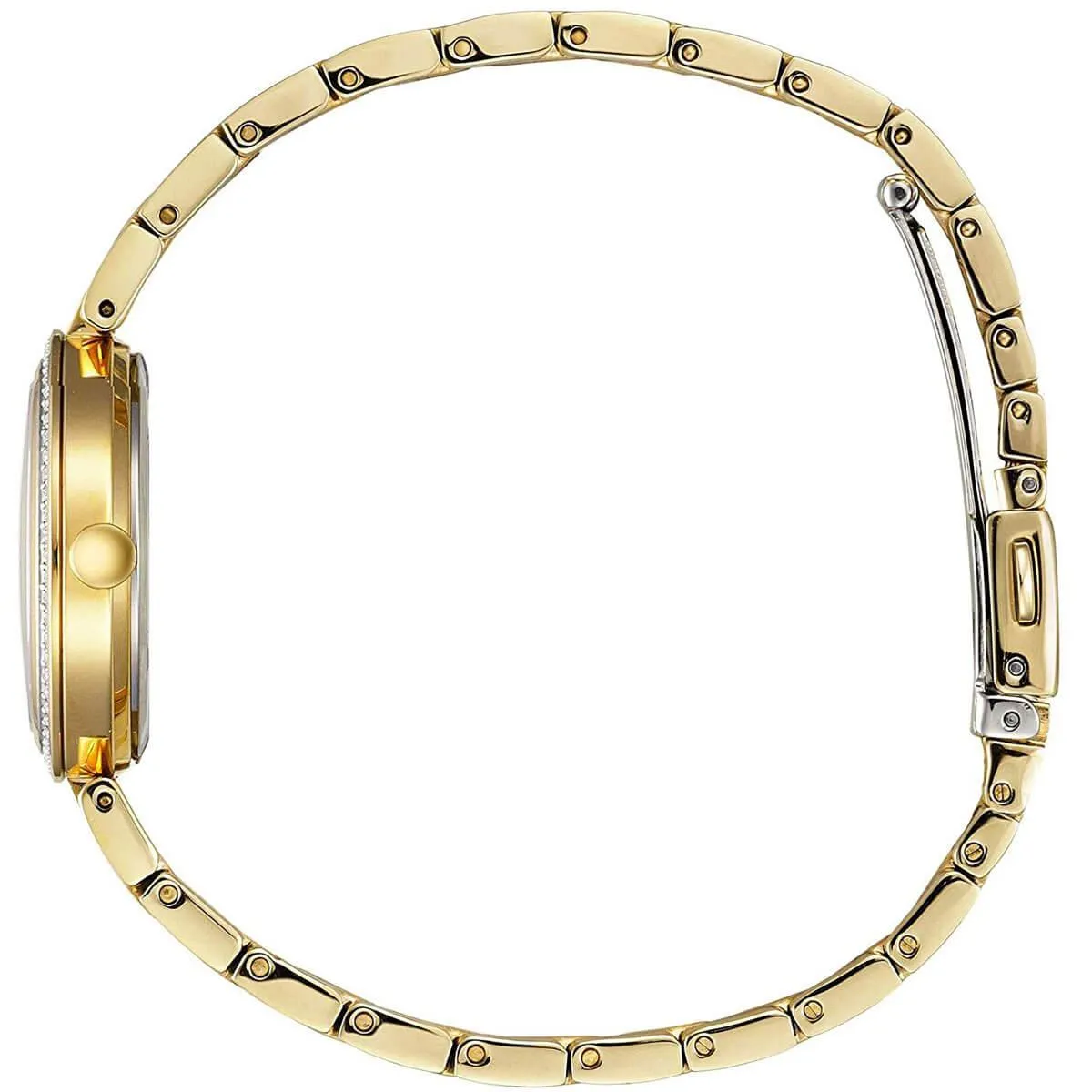 Citizen Women's Eco Drive Watch - Silhouette Crystal MOP Dial Bracelet | EM0844-58D