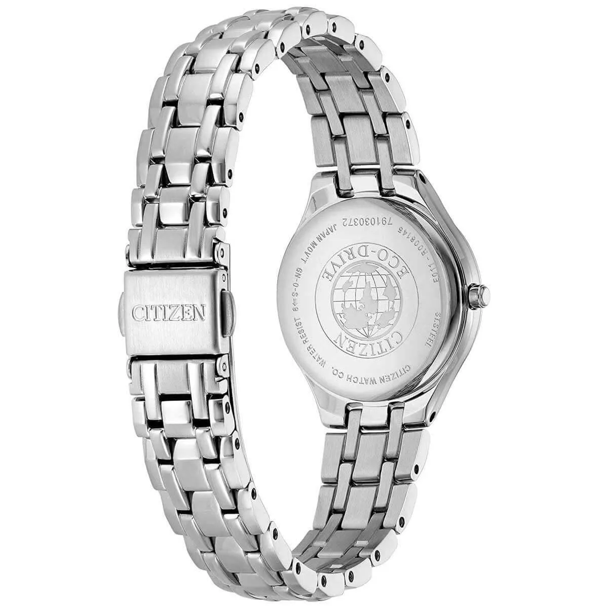 Citizen Women's Watch - Dress White Dial Stainless Steel Bracelet | EW2480-83A