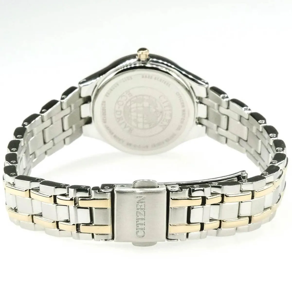 Citizen Women's Watch - Eco-Drive White Dial Two Tone Bracelet | EW2486-52A