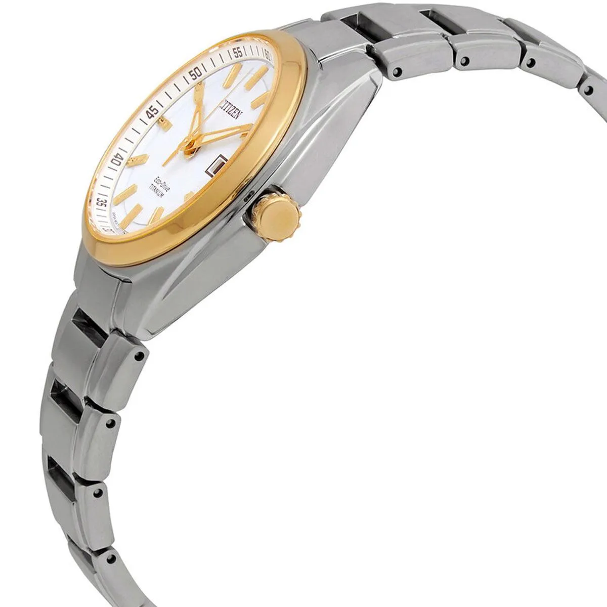 Citizen Women's Watch - White Dial Eco Drive Stainless Steel Bracelet | EW2214-52A