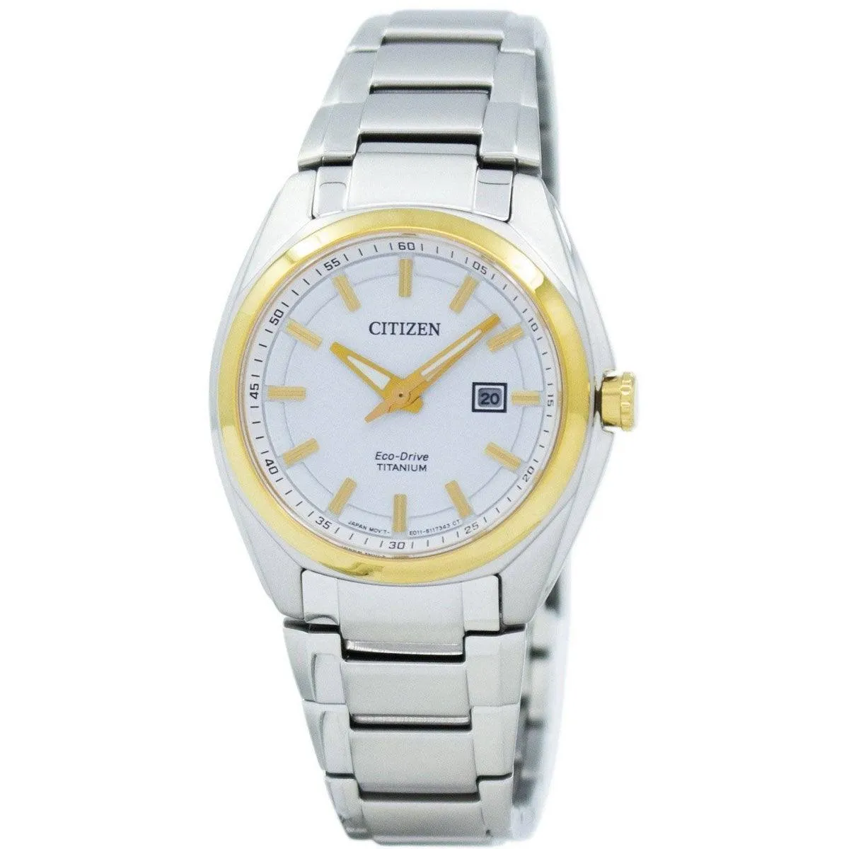 Citizen Women's Watch - White Dial Eco Drive Stainless Steel Bracelet | EW2214-52A