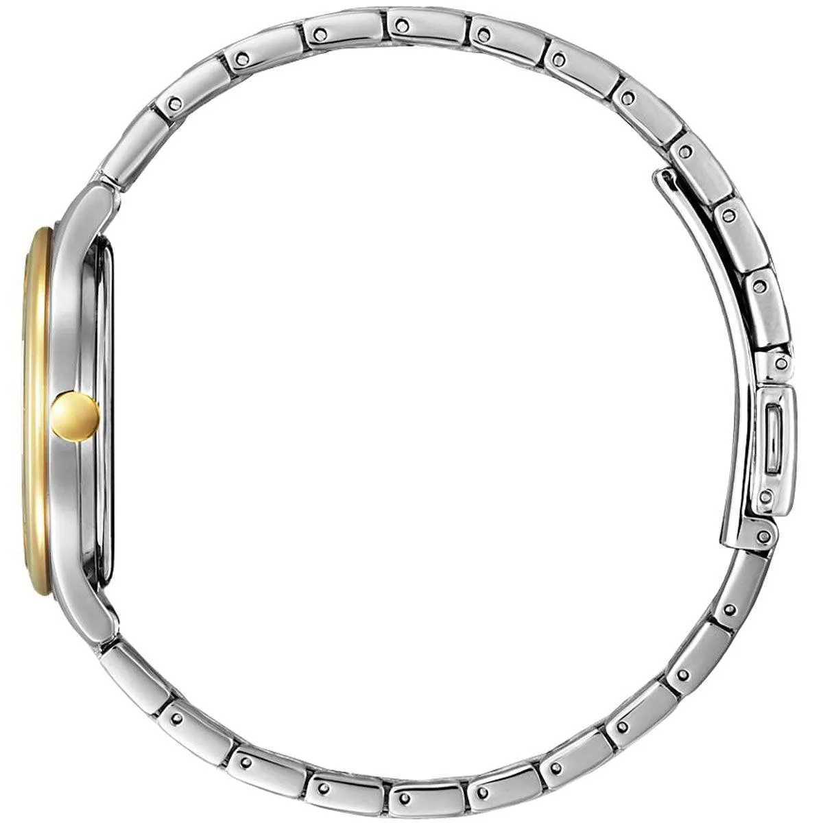 Citizen Women's Watch - White Dial Two Tone Stainless Steel Bracelet | EM0506-77A