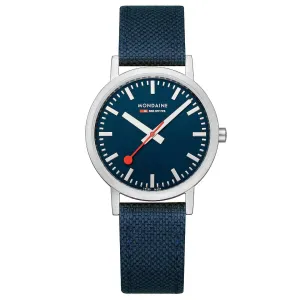 Classic, Brushed Steel, 36 mm, Ocean Blue Watch