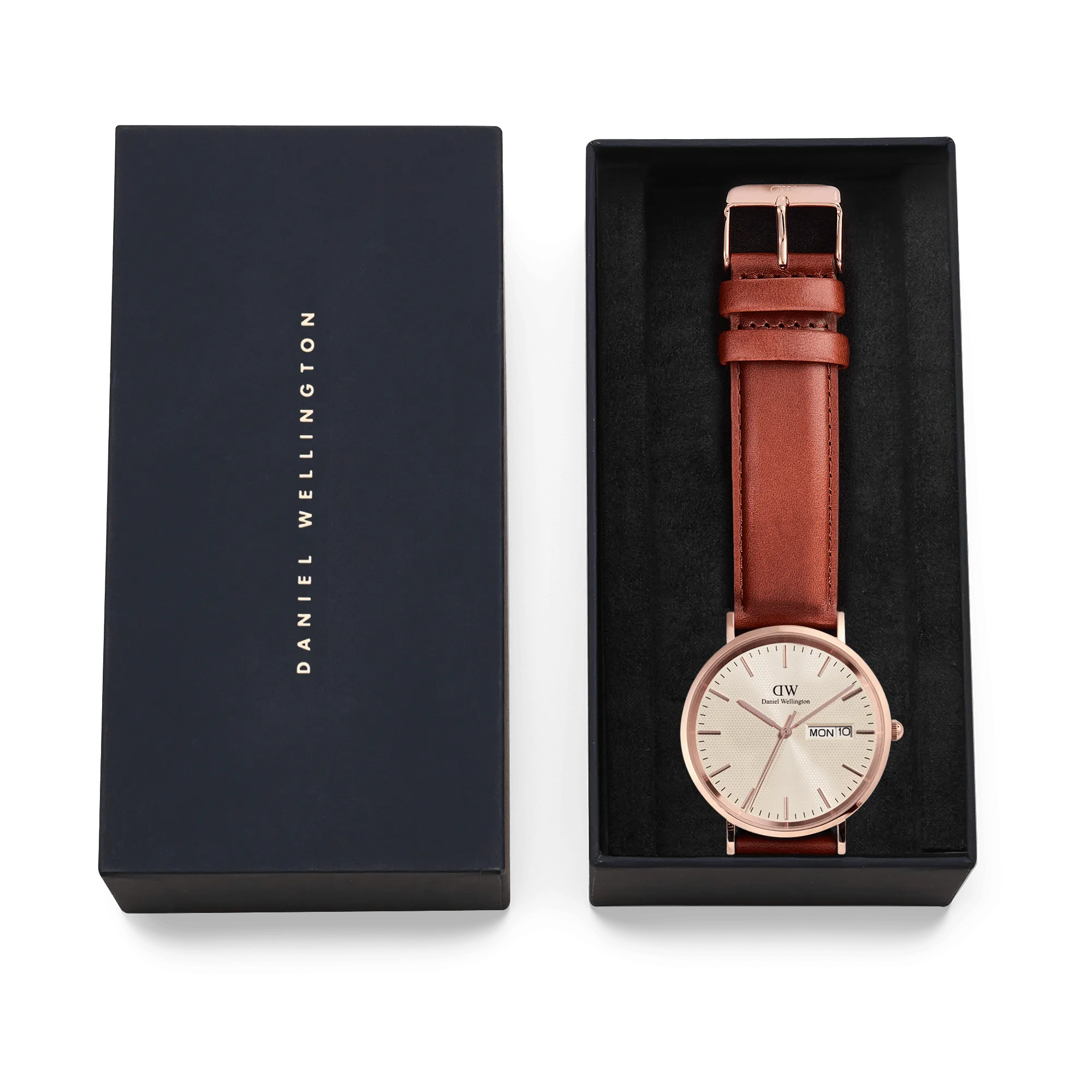 Classic Day Display St Mawes Rose Gold Champagne