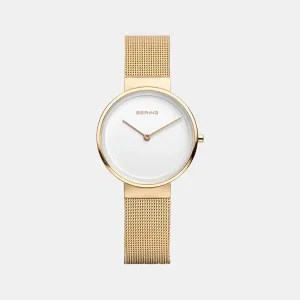 Classic Women's White Stainless Steel Watch 14531-334