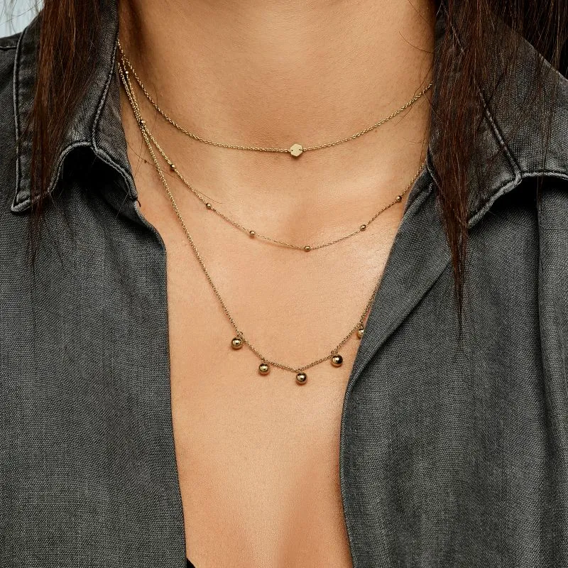 Collier CLUSE Essentielle Gold Orbs CLJ21006