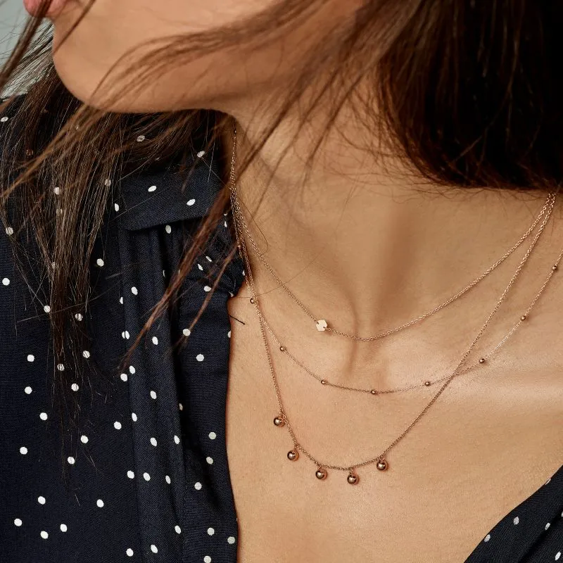 Collier CLUSE Essentielle Rose Gold Orbs CLJ20006