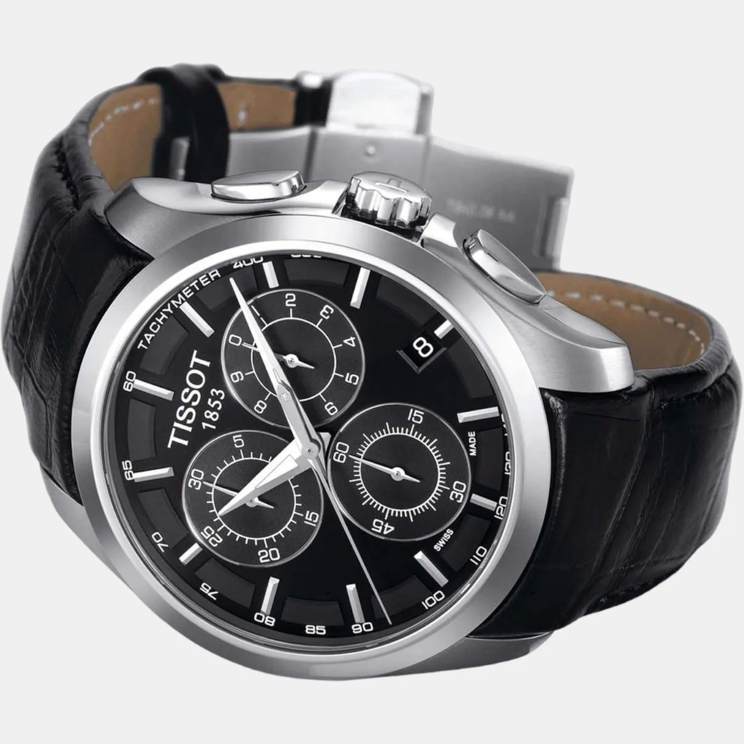 Couturier Men Chronograph Leather Watch T0356171605100