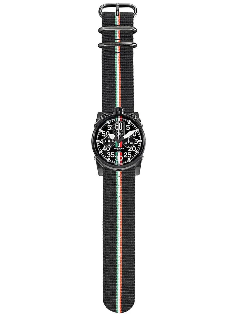 CT Scuderia BULLET HEAD SATURNO Swiss Made Ion Plate Mens Watch CWEG00219