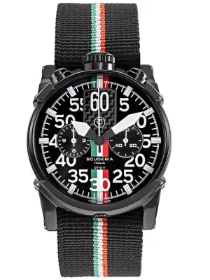 CT Scuderia BULLET HEAD SATURNO Swiss Made Ion Plate Mens Watch CWEG00219