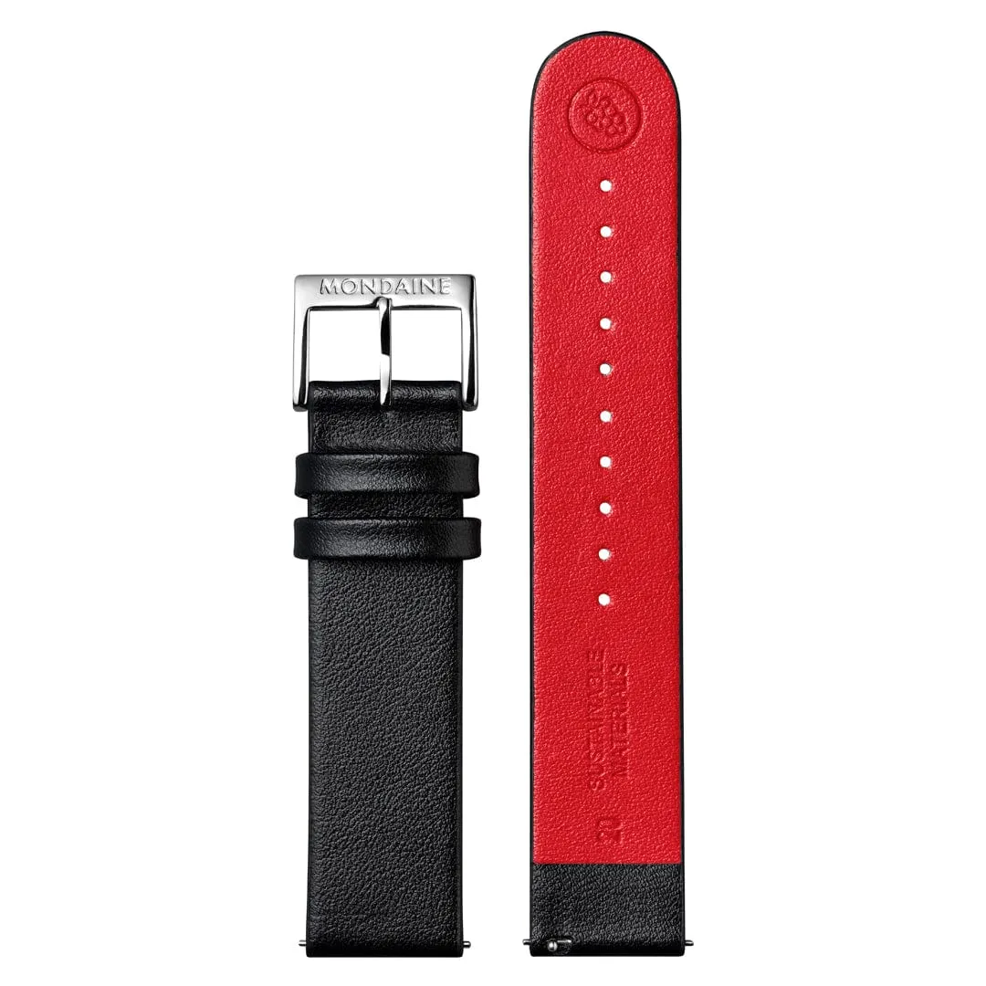 Cushion Automatic, Automatic Movement, 39mm, Black Vegan Leather