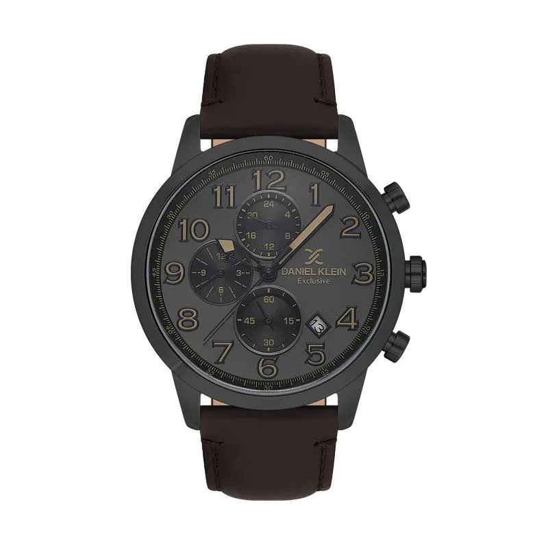 Daniel Klein Exclusive Black Dial Multifunction Watch