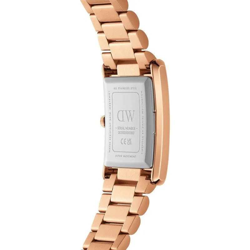 Daniel Wellington Bound 3-Link Rose Gold Watch 35x24mm