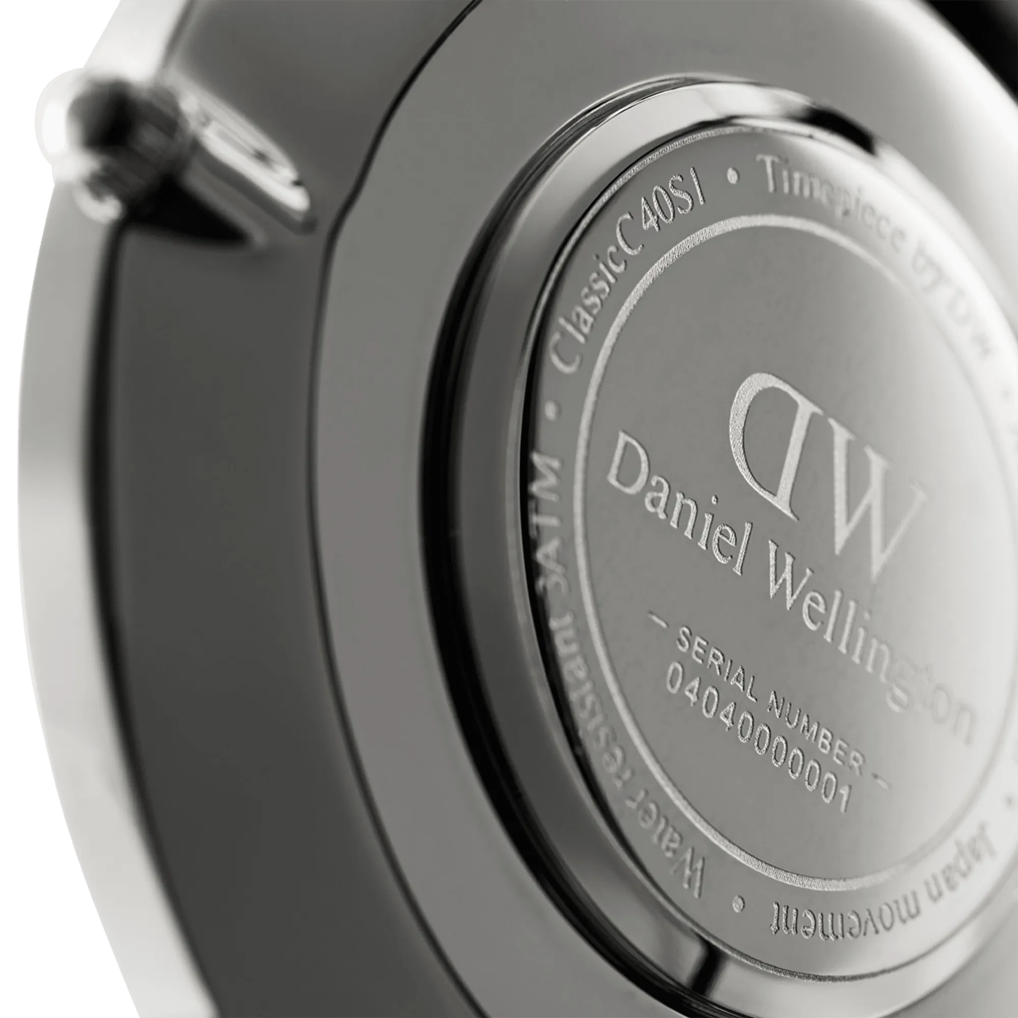 Daniel Wellington Classic 40mm Bayswate White Dial Watch DW00100276