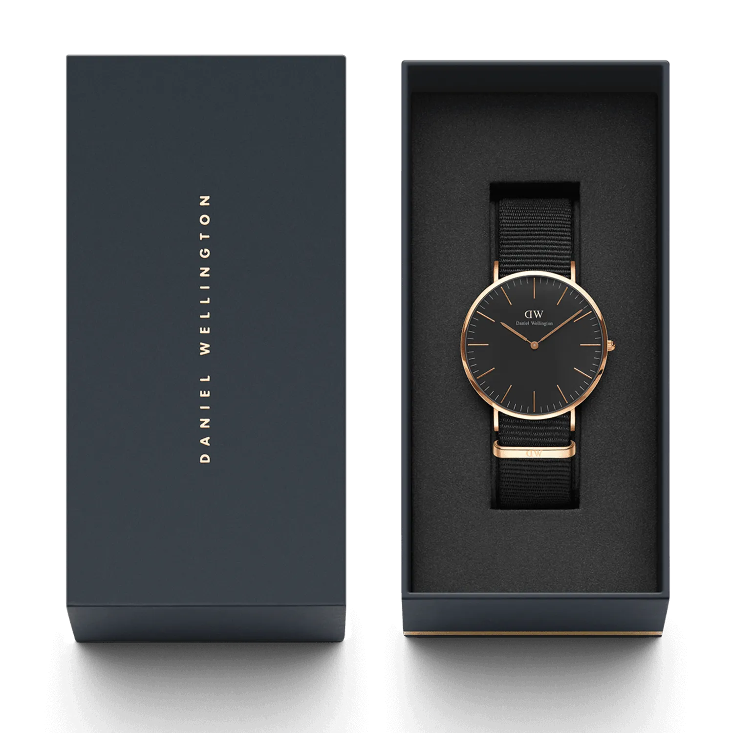 Daniel Wellington Classic 40mm Cornwall Men's Black Watch DW00100148