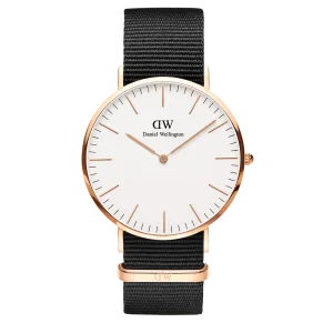 Daniel Wellington Classic 40mm Cornwall White Dial Watch DW00100257