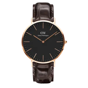 Daniel Wellington Classic 40mm York Black Dial Watch DW00100128