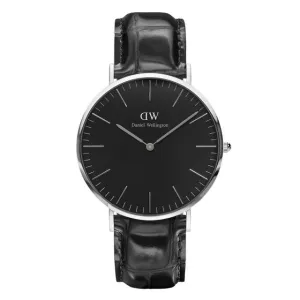 Daniel Wellington - Classic Black Reading 40mm argento orologio uomo