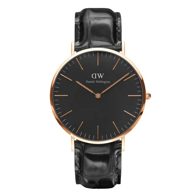 Daniel Wellington - Classic Black Reading 40mm oro rosato orologio uomo