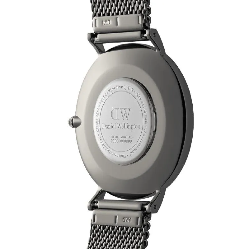 Daniel Wellington Classic Mesh Arctic Silver Watch 40mm