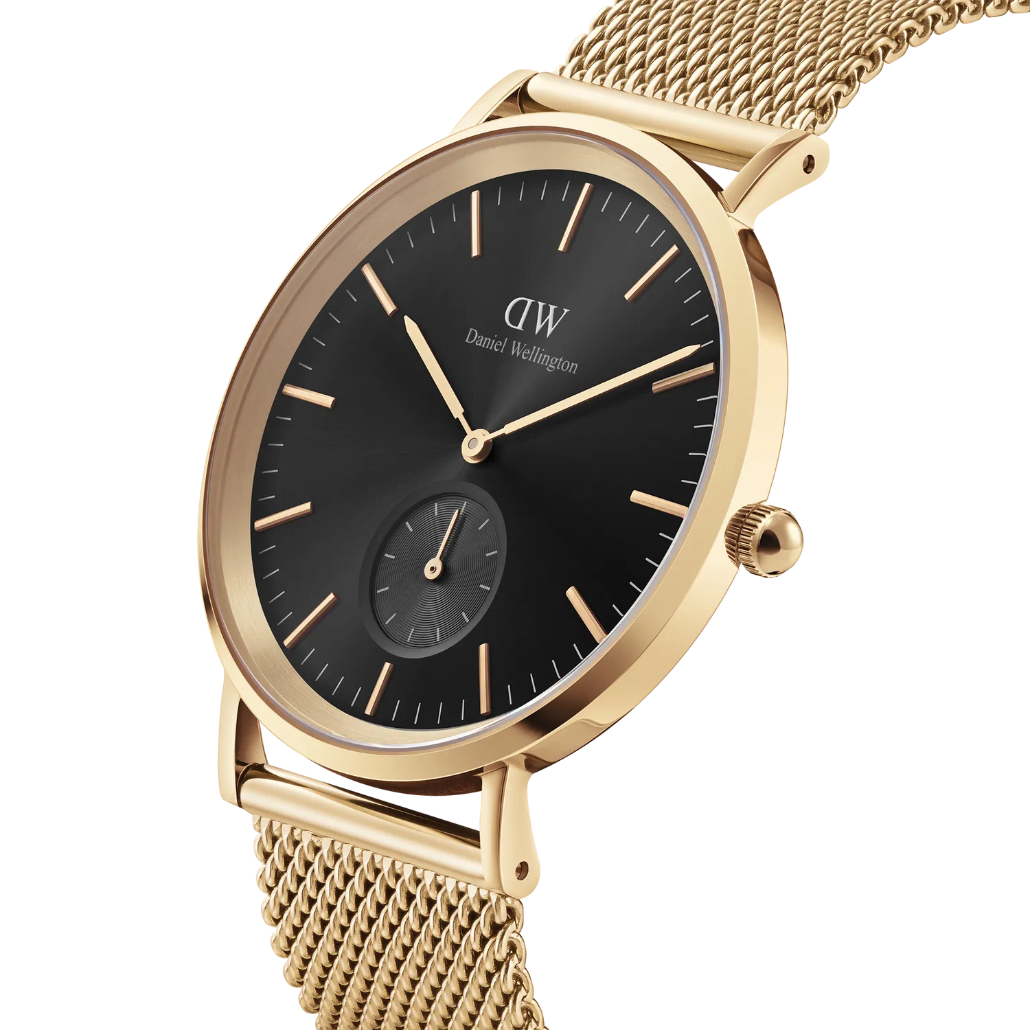 Daniel Wellington Classic Multi-Eye Evergold Onyx Black Dial Watch DW00100713