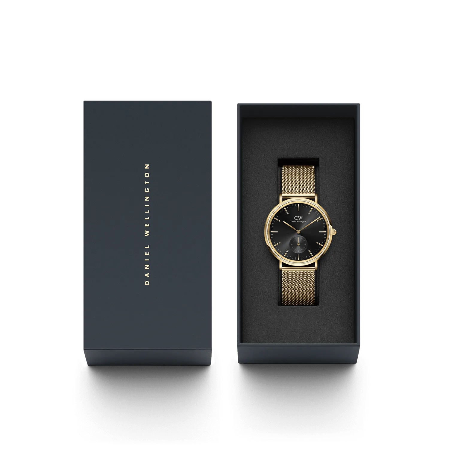Daniel Wellington Classic Multi-Eye Evergold Onyx Black Dial Watch DW00100713