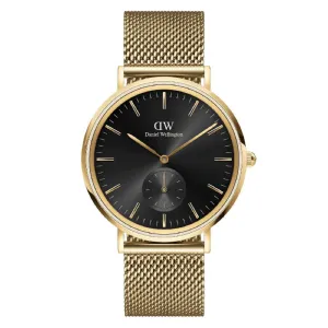Daniel Wellington Classic Multi-Eye Mesh Evergold Onyx 40mm Watch