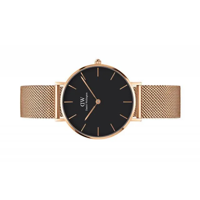 Daniel Wellington Classic Petite RG Melrose Black 32mm
