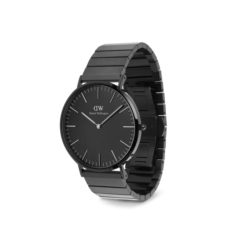 Daniel Wellington Classic Piano Link Onyx Unitone Watch 40mm