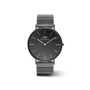 Daniel Wellington Classic Piano Link Onyx Unitone Watch 40mm