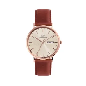 Daniel Wellington Classic St Mawes Rose Gold Champagne Dial Watch DW00100829