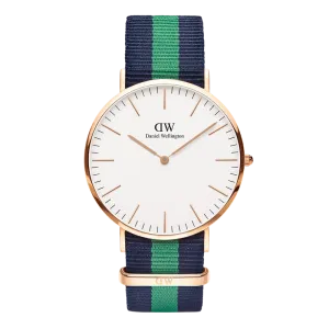 Daniel Wellington Classic Warwick Rose Gold Eggshell White 40mm Watch