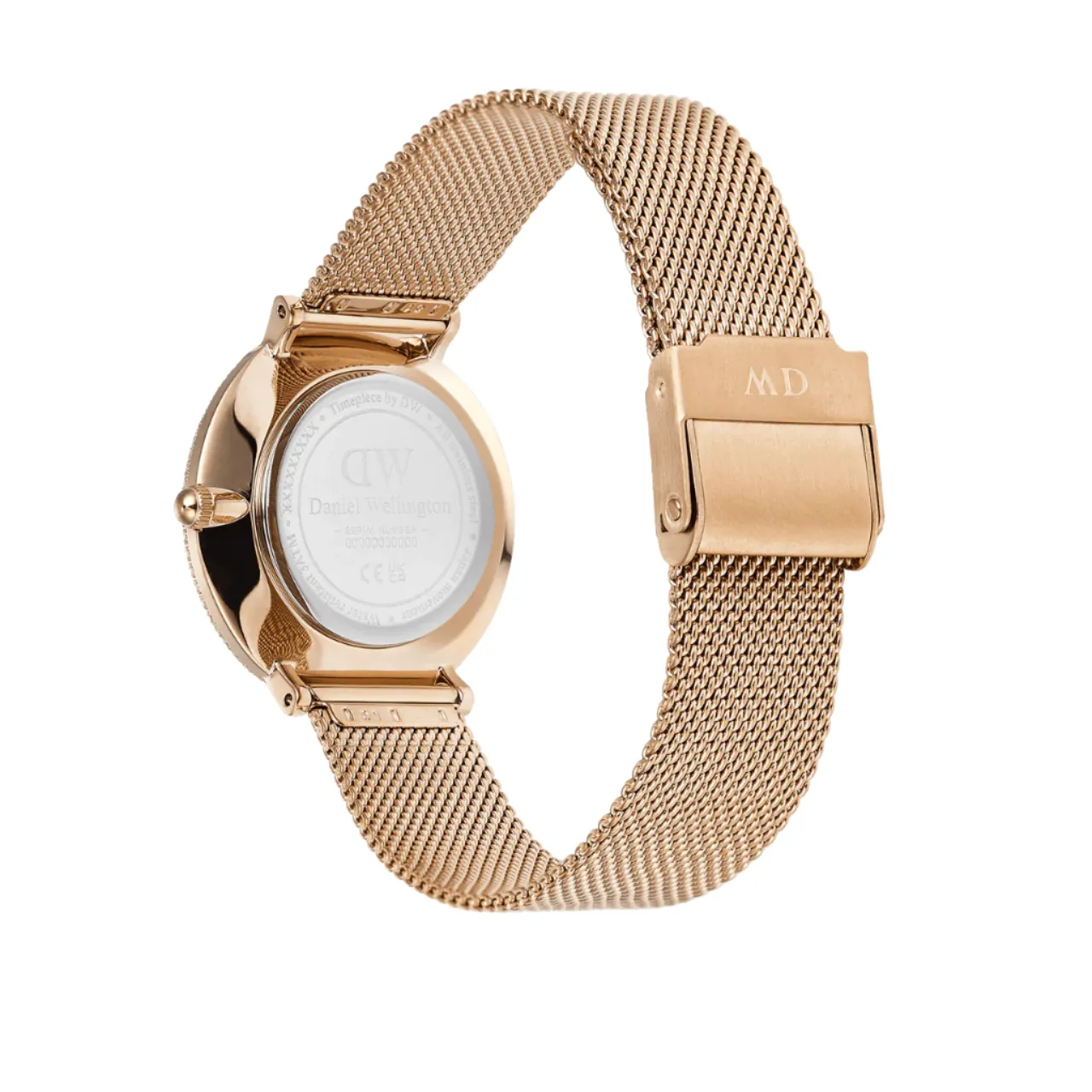 Daniel Wellington Crystalline Bezel Melrose White Dial Watch DW00100823