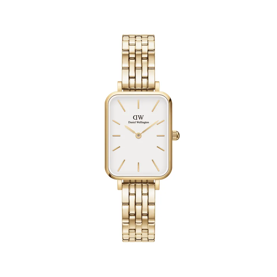 Daniel Wellington Evergold 26mm Quadro Watch with 5-Link Bracelet DW00100622