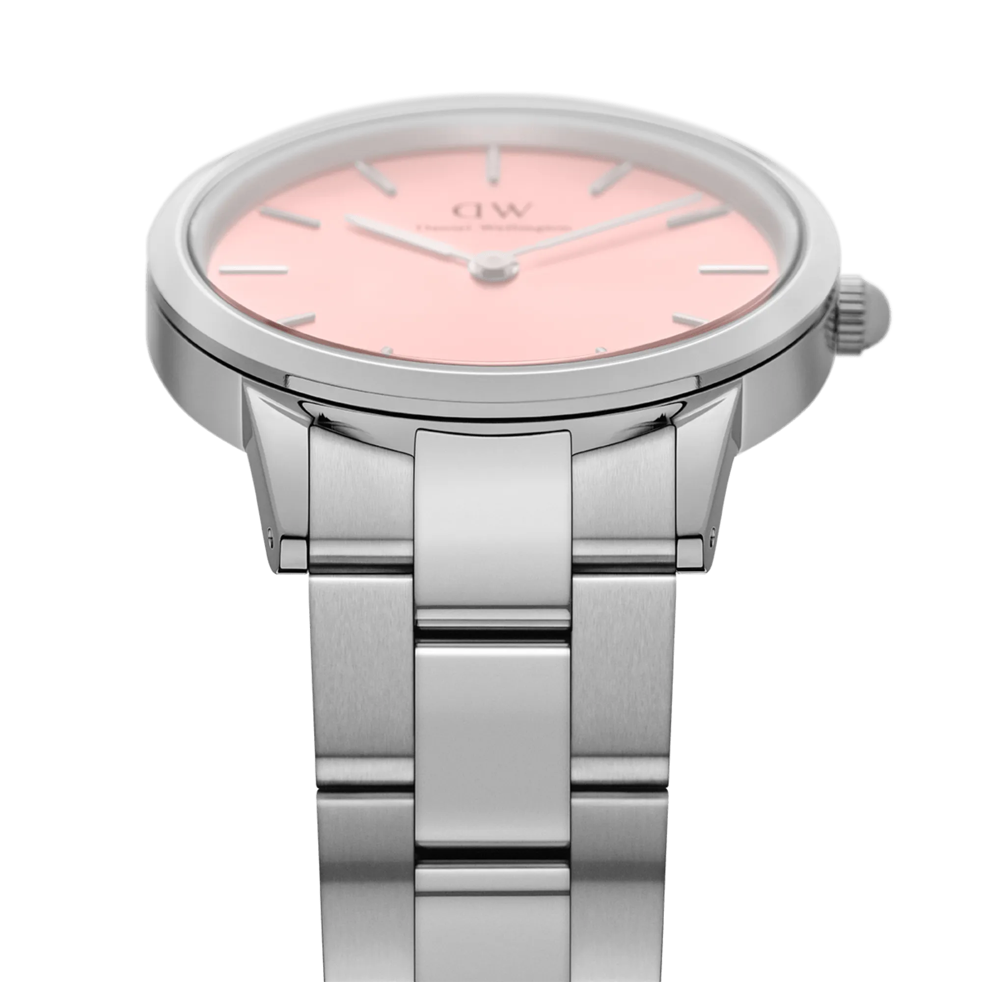 Daniel Wellington Iconic Link 32mm Pink Dial Watch DW00100535
