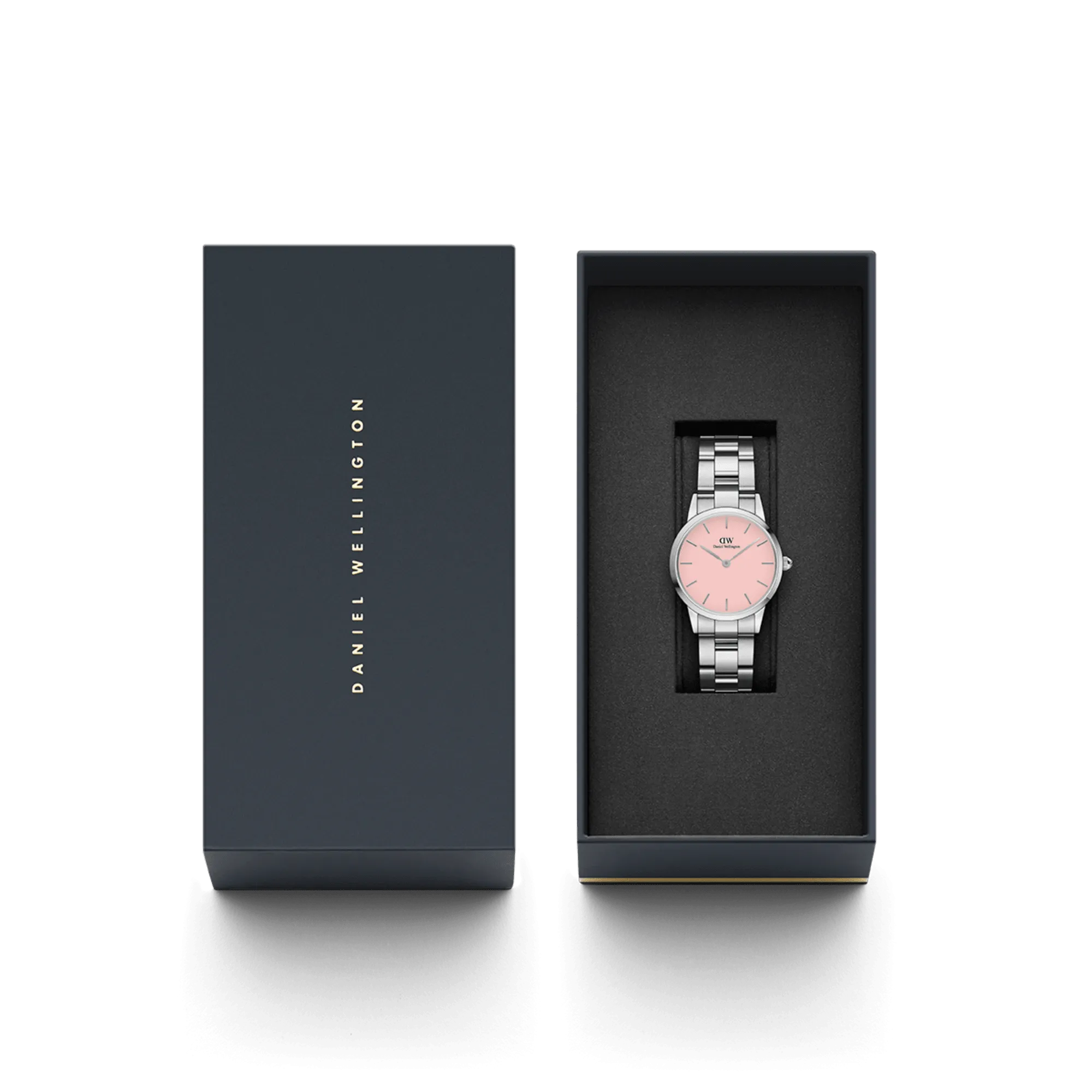 Daniel Wellington Iconic Link 32mm Pink Dial Watch DW00100535