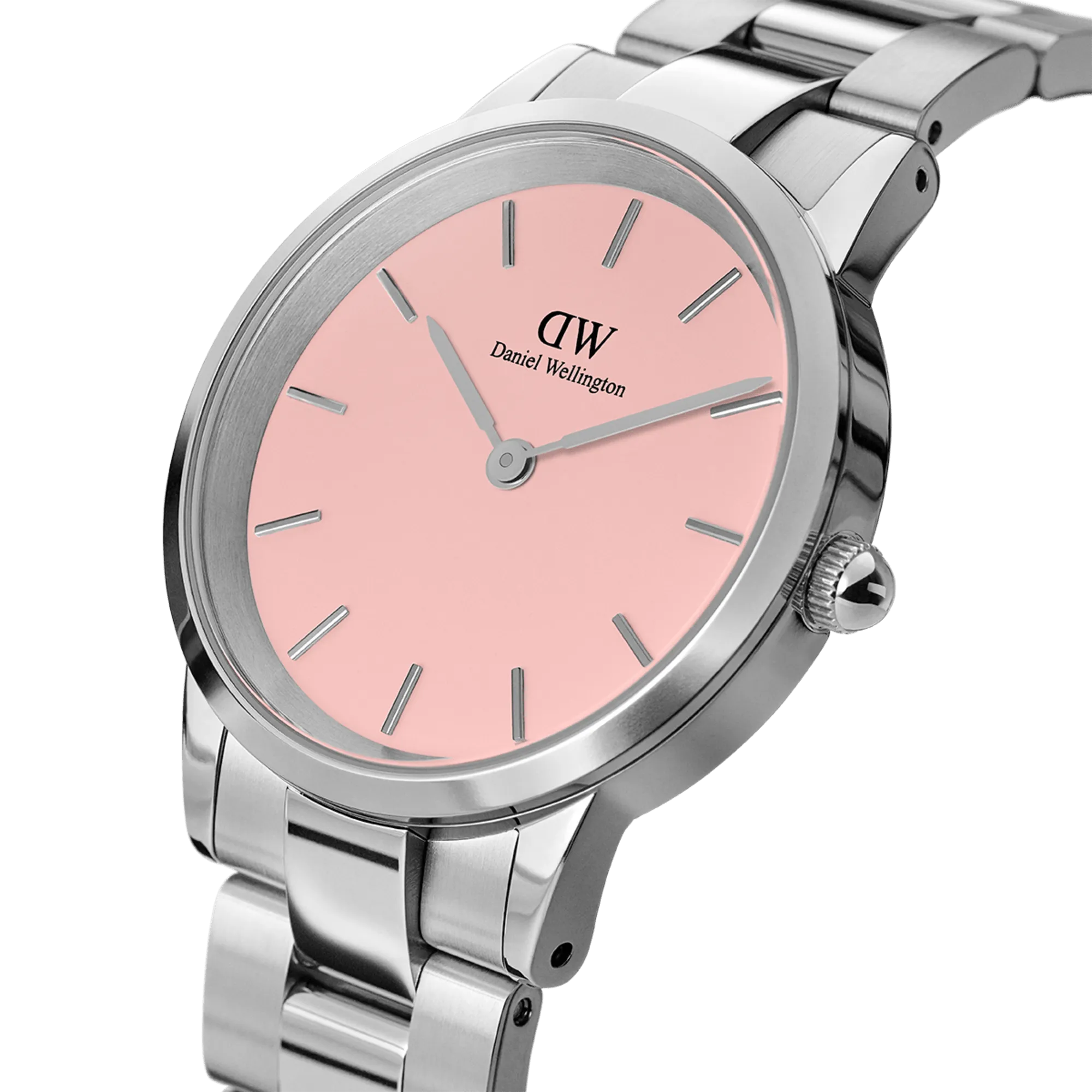 Daniel Wellington Iconic Link 32mm Pink Dial Watch DW00100535