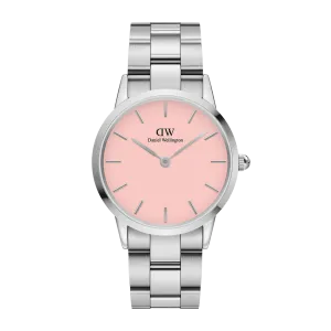 Daniel Wellington Iconic Link 32mm Pink Dial Watch DW00100535