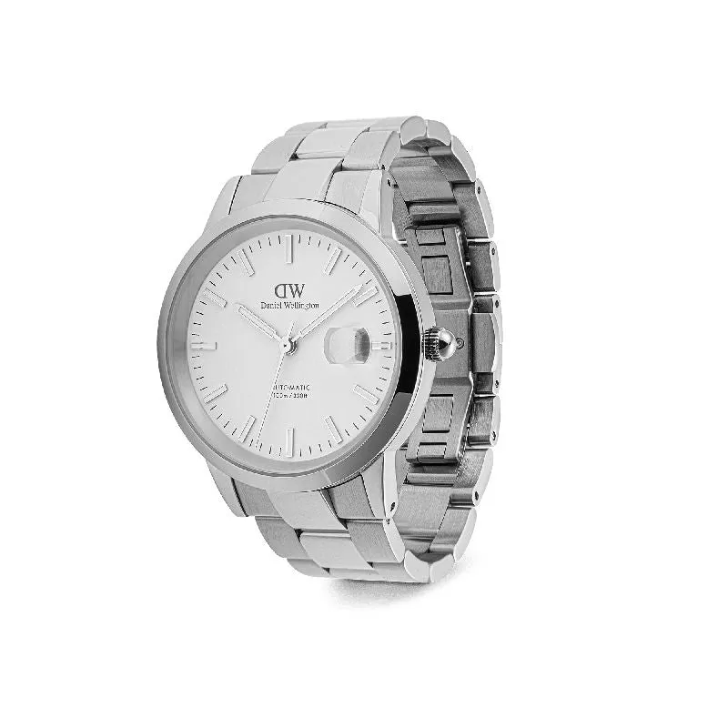 Daniel Wellington Iconic Link Automatic Silver Watch 40mm