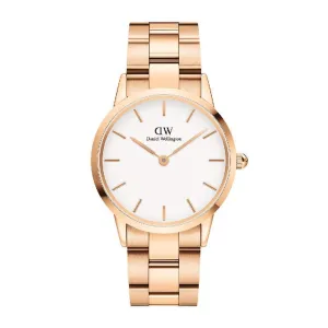 Daniel Wellington Iconic Link Rose Gold Watch 36mm