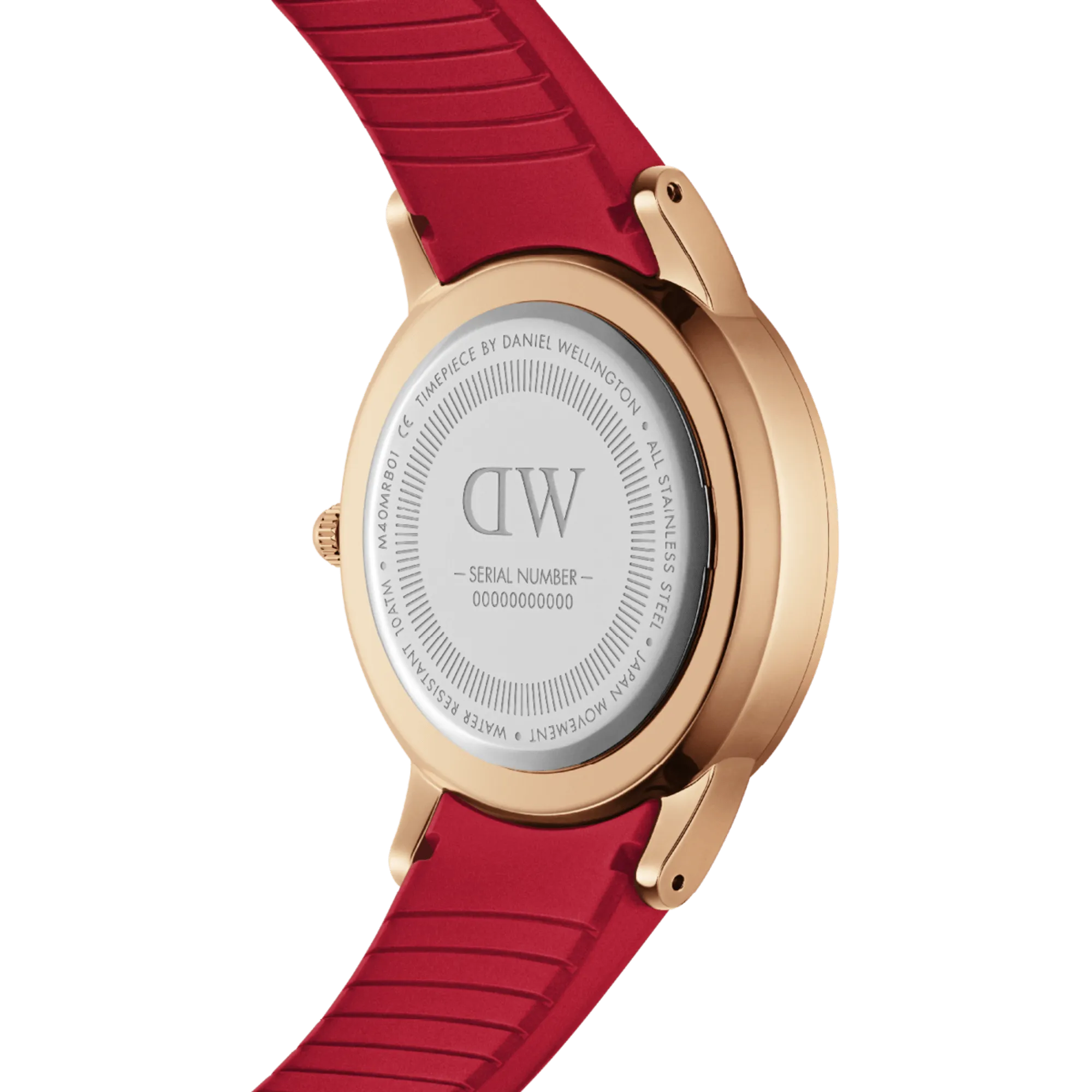 Daniel Wellington Iconic Motion Ruby 40mm Red Dial Watch DW00100502