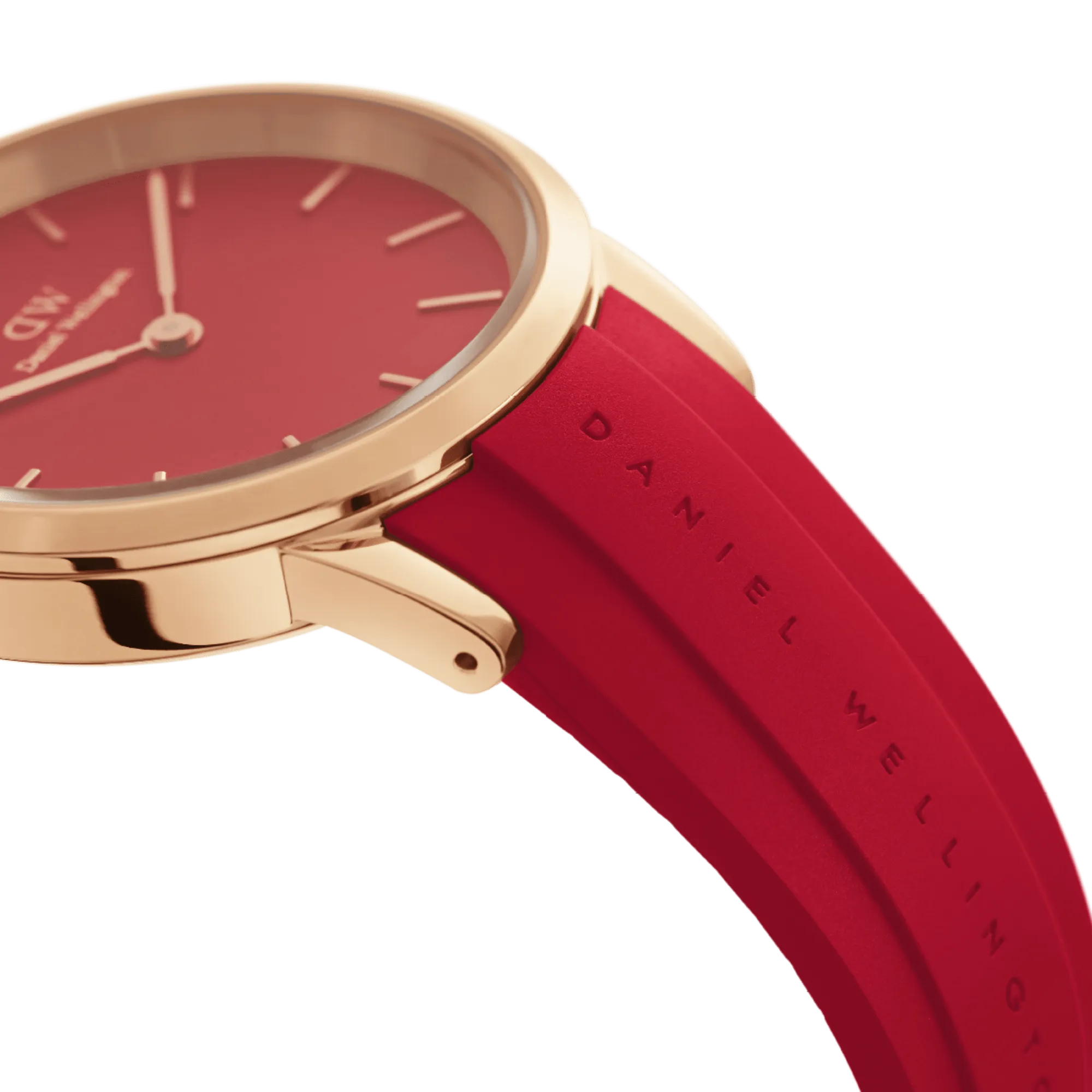 Daniel Wellington Iconic Motion Ruby 40mm Red Dial Watch DW00100502