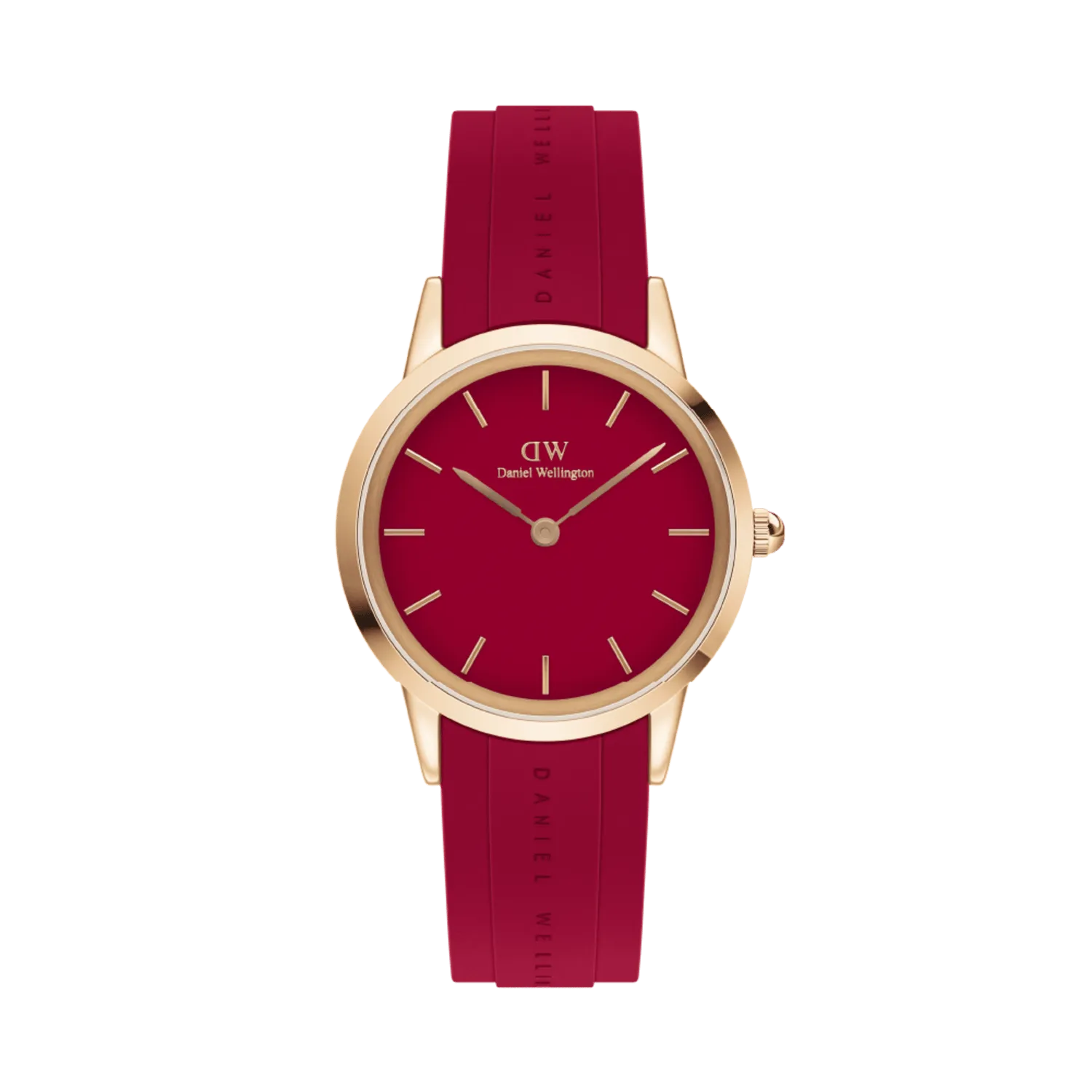 Daniel Wellington Iconic Motion Ruby 40mm Red Dial Watch DW00100502